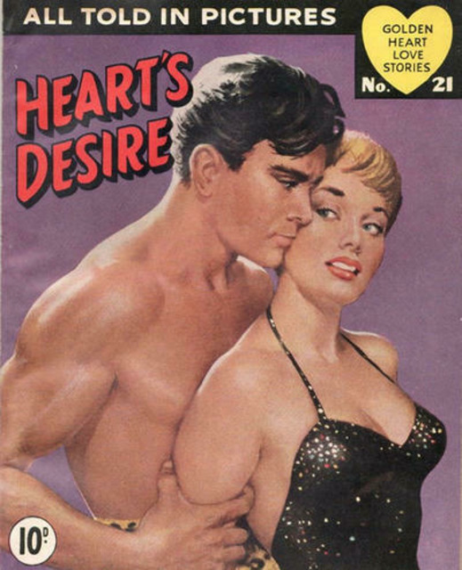 Golden Heart Love Stories #21 comic cover