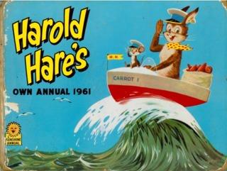 Harold Hares Own Annual 1961 comic cover