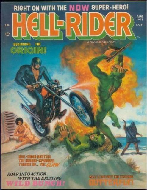 Hell Rider (Skywald) #1 comic cover
