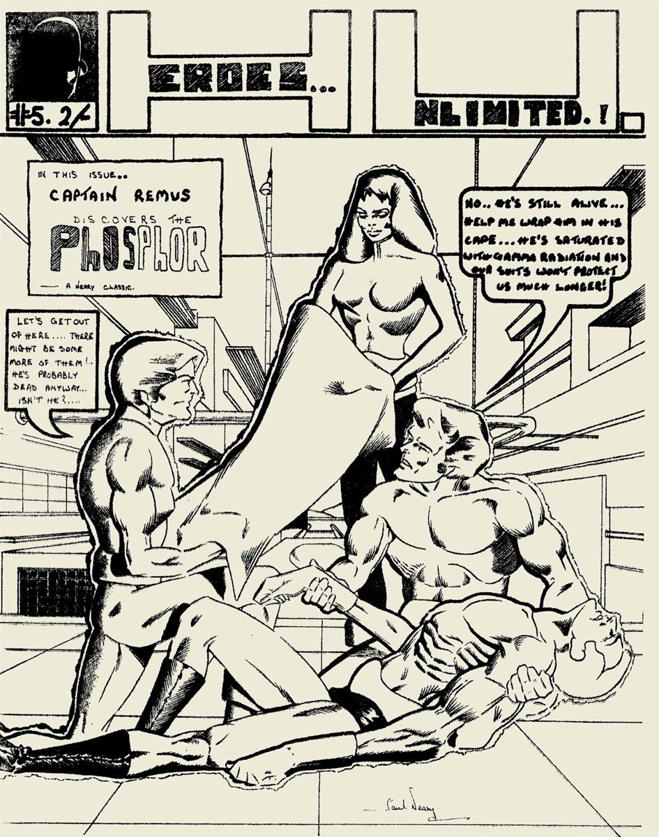 Heroes Unlimited #5 US edition comic cover
