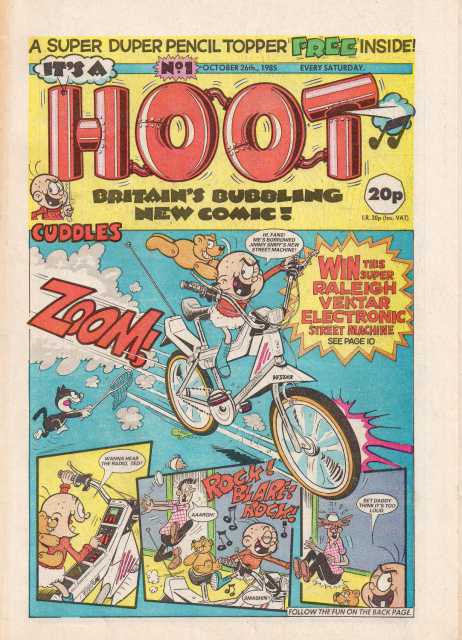 HOOT #1 with free gift comic cover