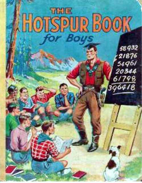 Hotspur Annual Book For Boys1935 comic cover