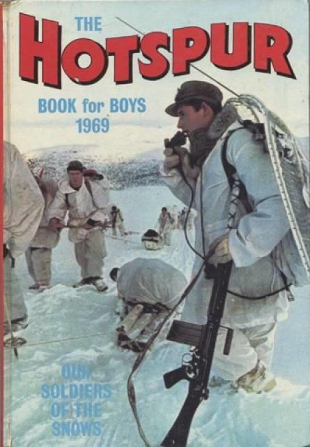 Hotspur Annual Book For Boys1969 comic cover
