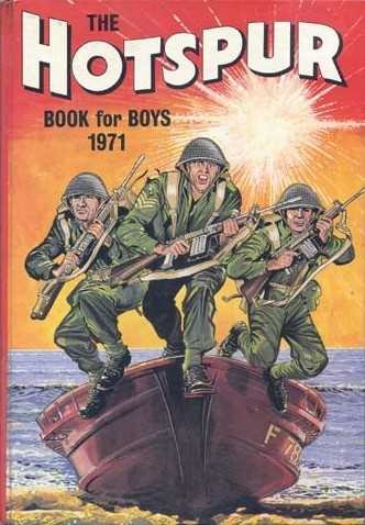 Hotspur Annual Book For Boys1971 comic cover