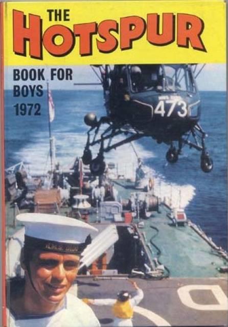 Hotspur Annual Book For Boys1972 comic cover