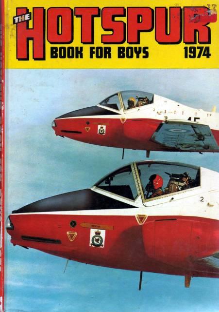 Hotspur Annual Book For Boys1974 comic cover