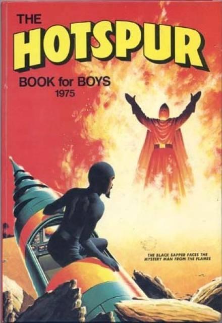 Hotspur Annual Book For Boys1975 comic cover