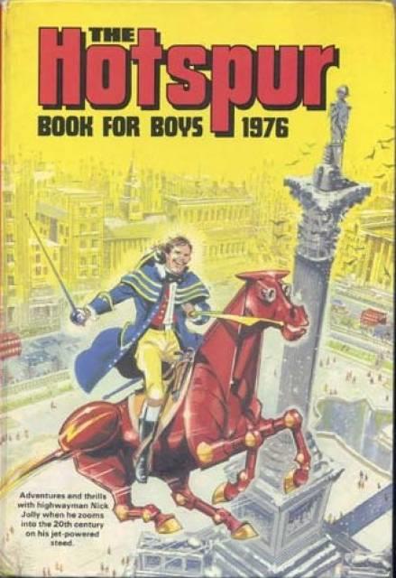 Hotspur Annual Book For Boys1976 comic cover