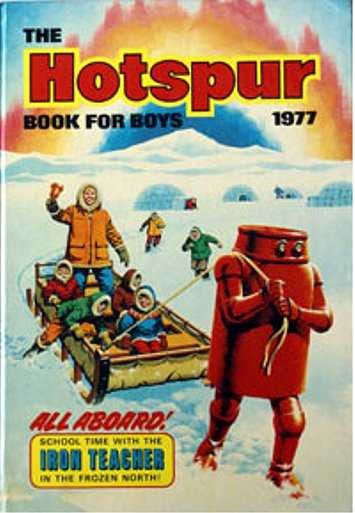 Hotspur Annual Book For Boys1977 comic cover