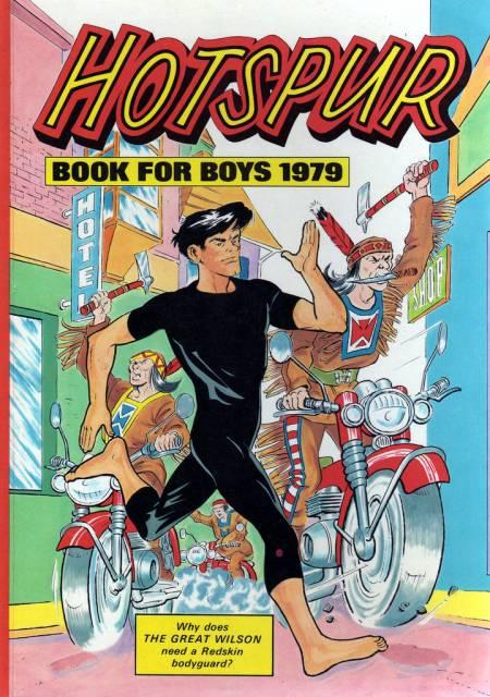 Hotspur Annual Book For Boys1979 comic cover