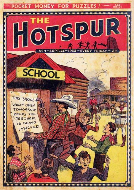 Hotspur Story Paper #4 comic cover