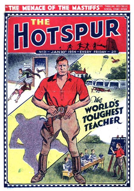 Hotspur Story Paper #21 comic cover