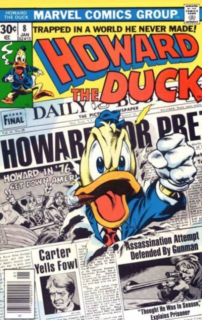 Howard the Duck #8 comic cover