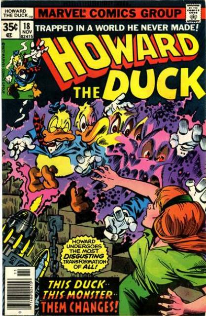 Howard the Duck #18 comic cover