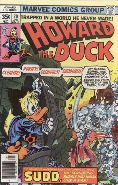 Howard the Duck #20 comic cover