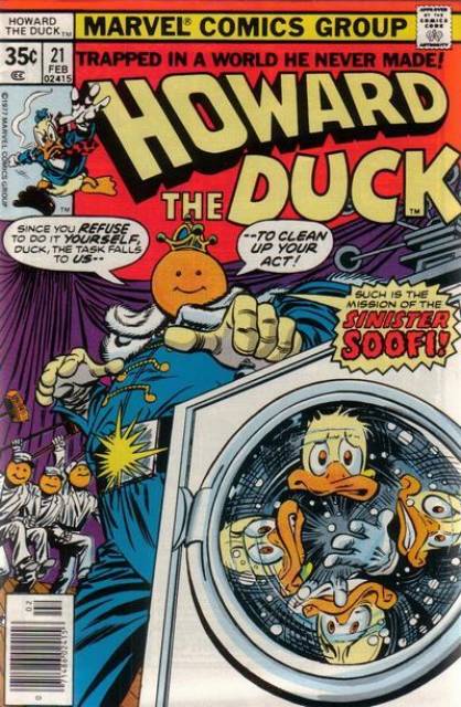 Howard the Duck #21 comic cover