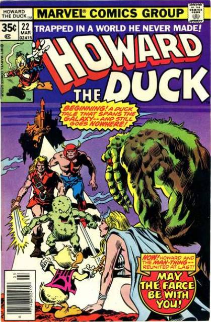 Howard the Duck #22 comic cover