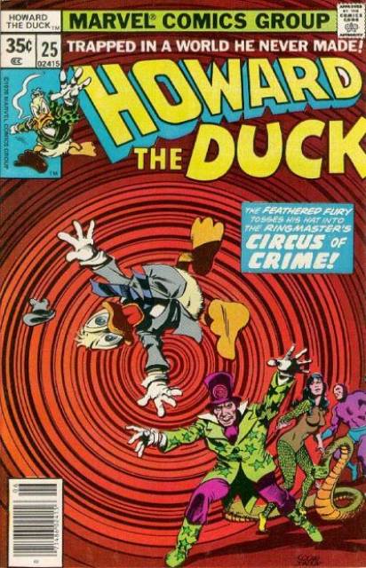 Howard the Duck #25 comic cover