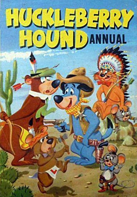 Huckleberry Hound Annual 1962 comic cover