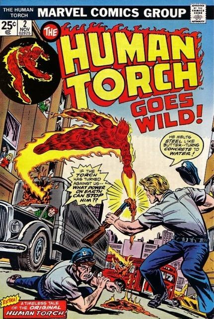 Human Torch #2 comic cover