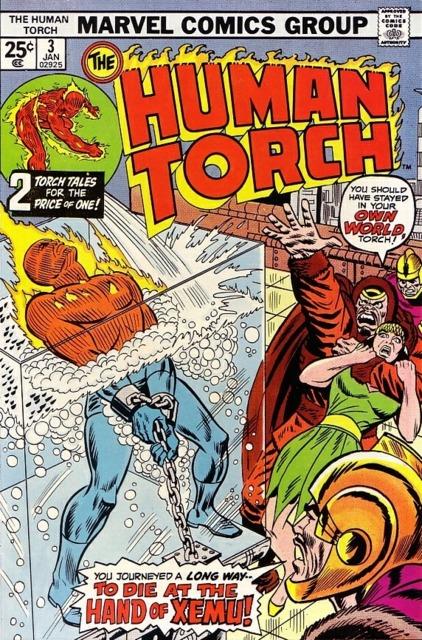 Human Torch #3 comic cover