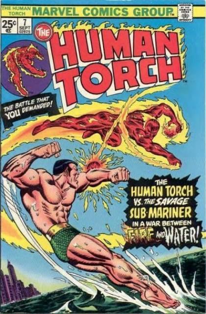 Human Torch #7 comic cover