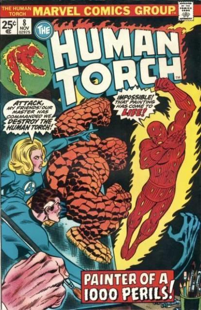 Human Torch #8 comic cover
