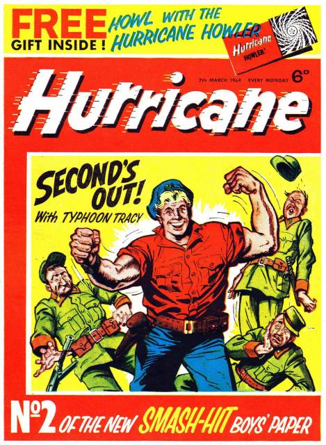Hurricane #2 with free gift comic cover