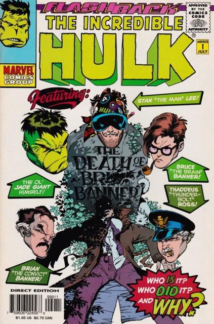 Incredible Hulk Vol 2 #-1 comic cover