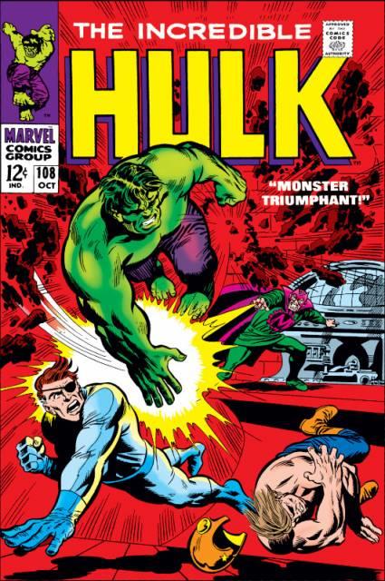 Incredible Hulk Vol 2 #108 comic cover