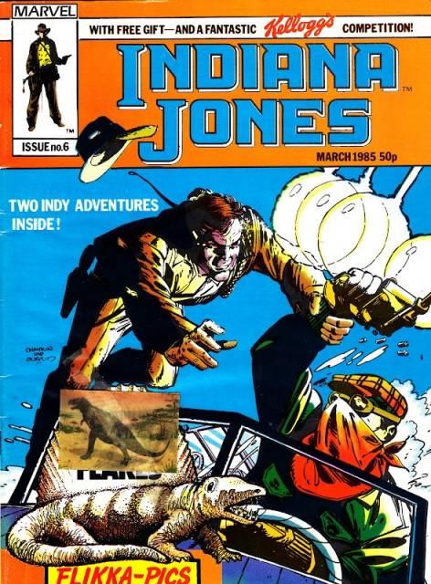Indiana Jone #6 comic cover
