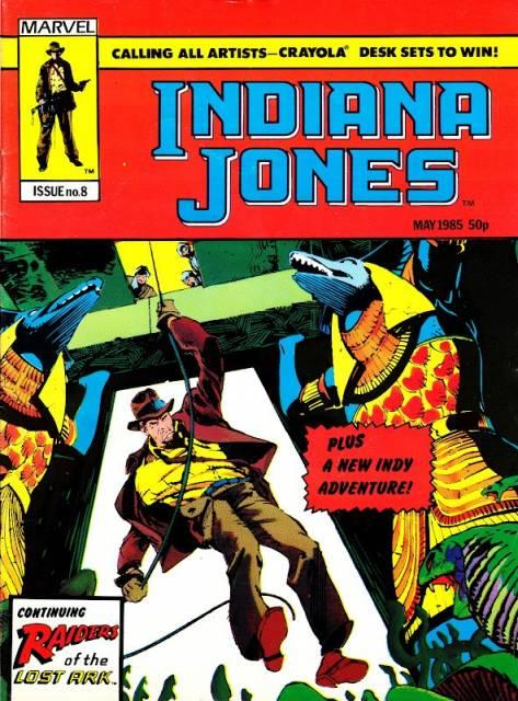 Indiana Jone #8 comic cover