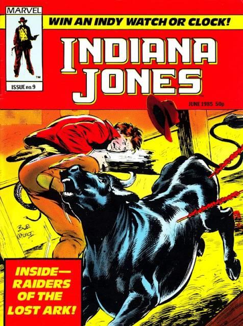 Indiana Jone #9 comic cover
