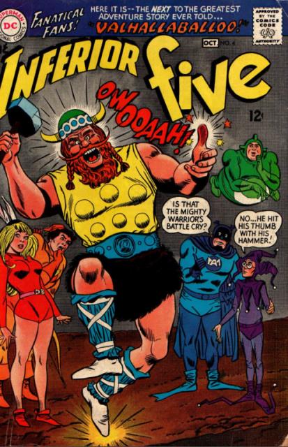 Inferior Five #4 comic cover