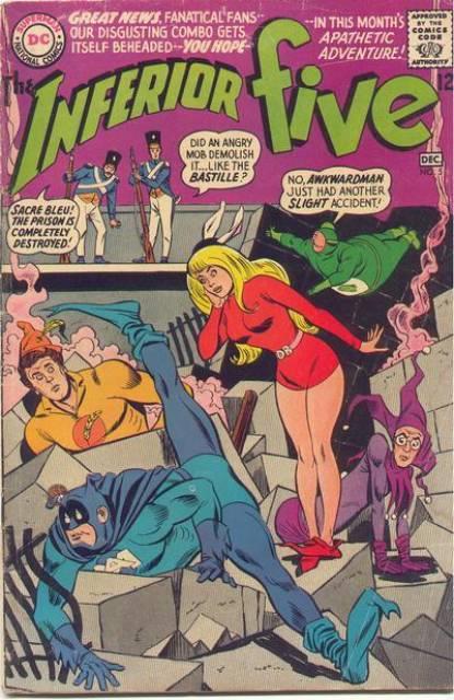 Inferior Five #5 comic cover