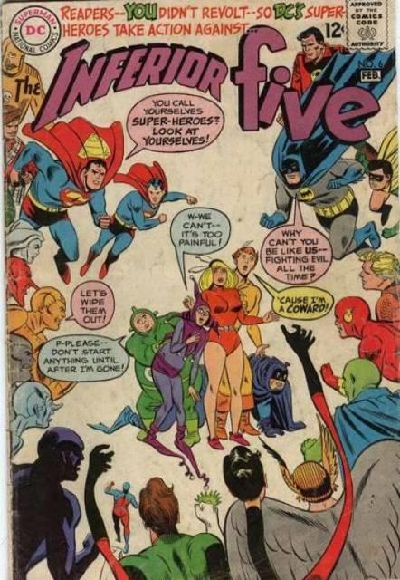 Inferior Five #6 comic cover