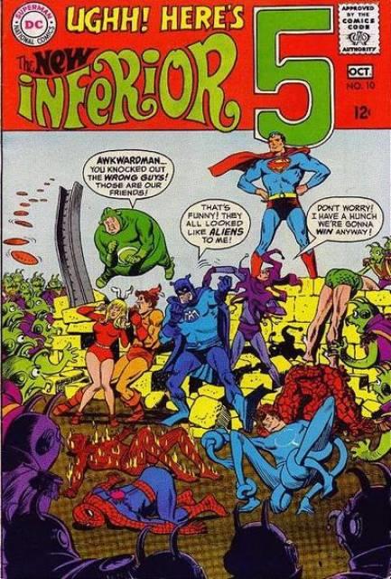 Inferior Five #10 comic cover