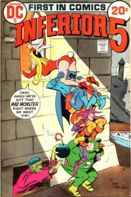 Inferior Five #11 comic cover