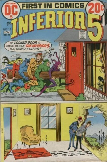 Inferior Five #12 comic cover