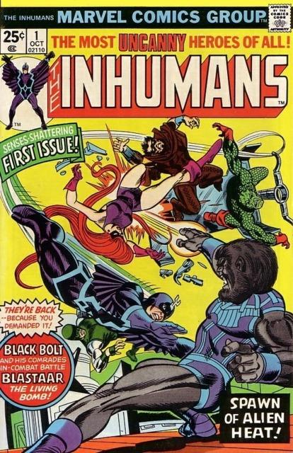 Inhumans #1 comic cover