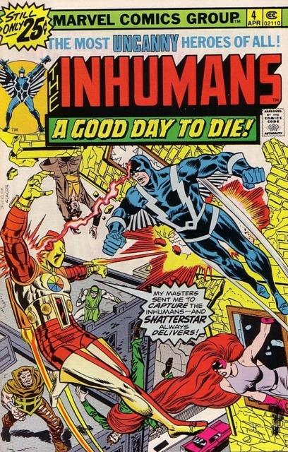 Inhumans #4 comic cover