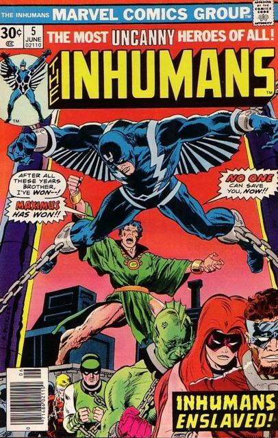 Inhumans #5 comic cover