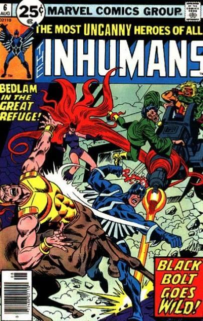 Inhumans #6 comic cover