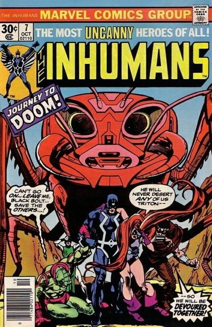 Inhumans #7 comic cover