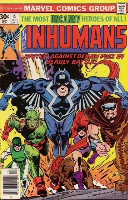 Inhumans #8 comic cover