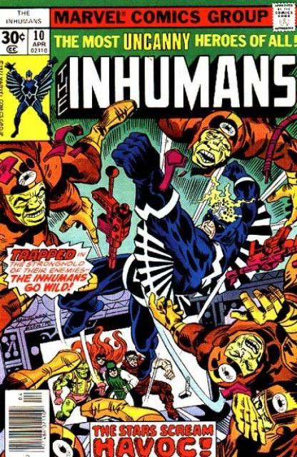 Inhumans #10 comic cover