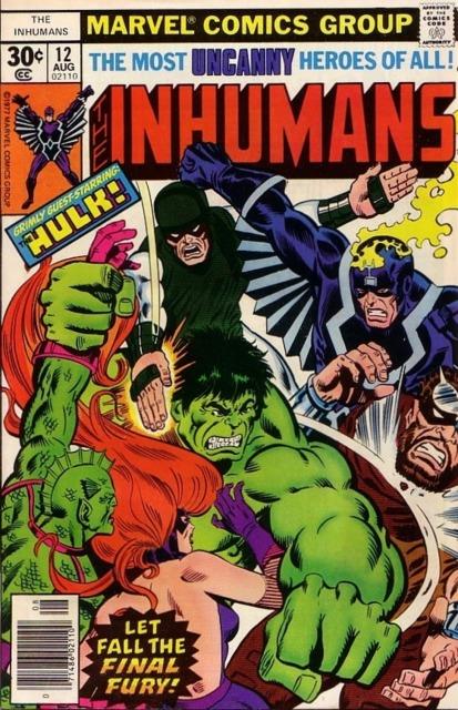 Inhumans #12 comic cover