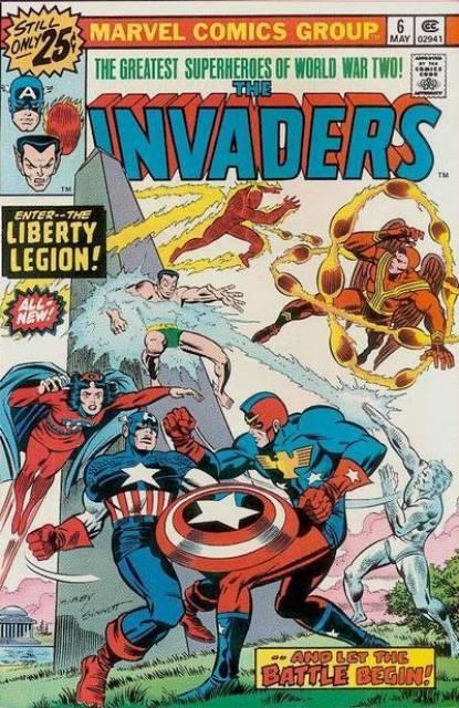 Invaders #6 comic cover