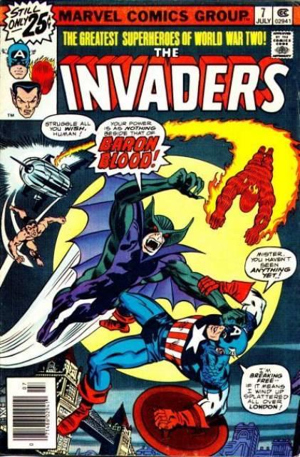 Invaders #7 comic cover