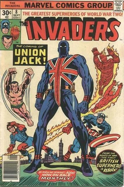 Invaders #8 comic cover